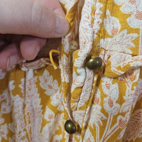 Rachel Zoe boho floral button down blouse(please see description) - Picture 3 of 7